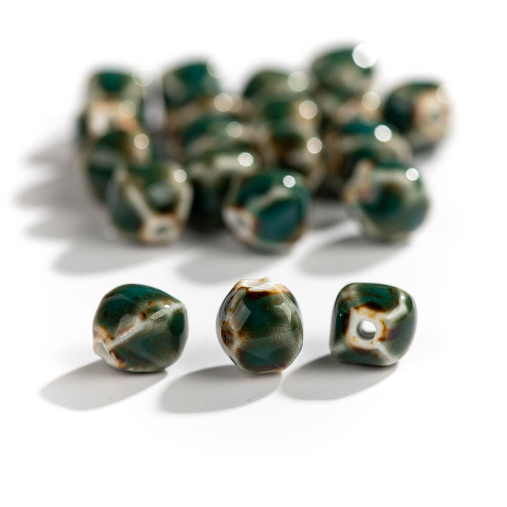 Snake Plant Ceramic - 10#20pcs Shape Kiln Color Ceramic Beads