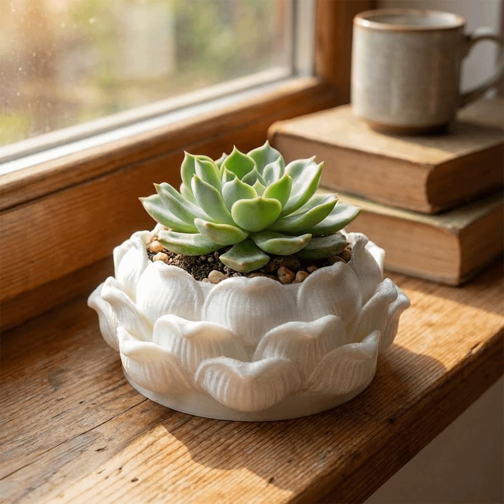 Lotus Shaped Succulent Plant P - Snake Plant Ceramic review and price