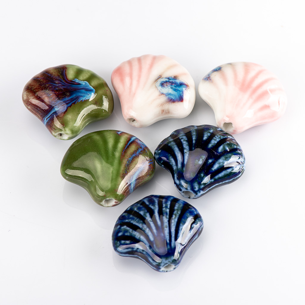 32#2pcs Multicolor Scallop Sha - Snake Plant Ceramic review and price