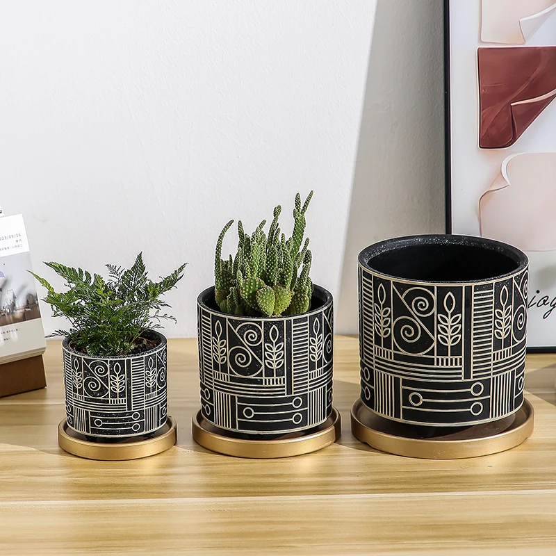 Simple Cylindrical Ceramic Flo - Snake Plant Ceramic review and price